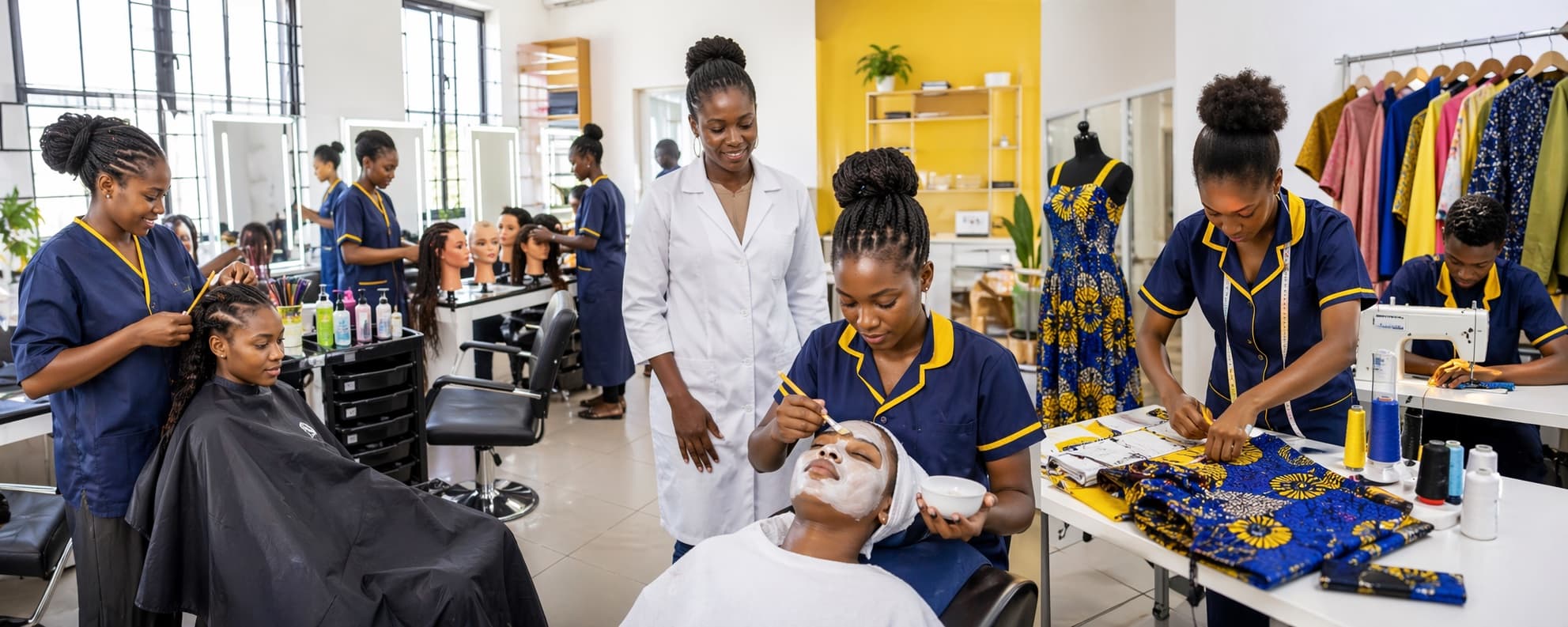 Cosmetology practical training